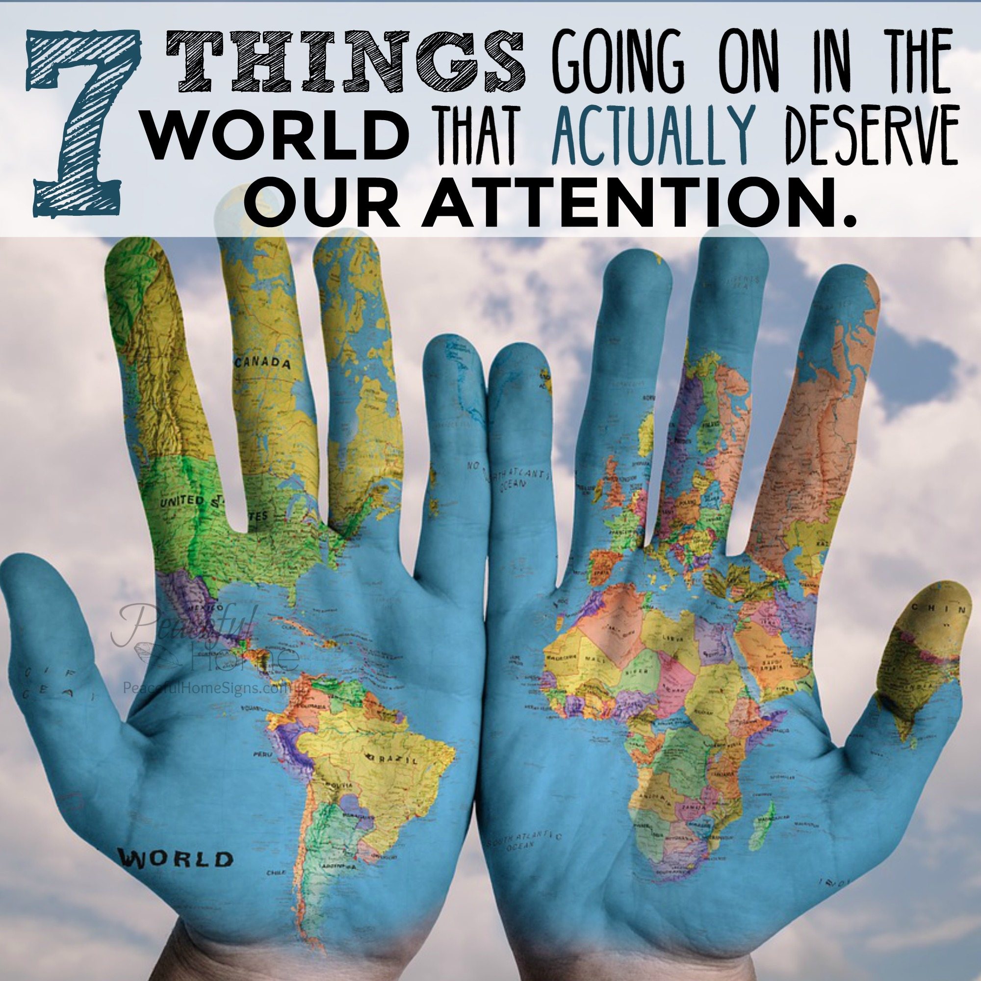 7 things going on in the world that actually deserve our attention