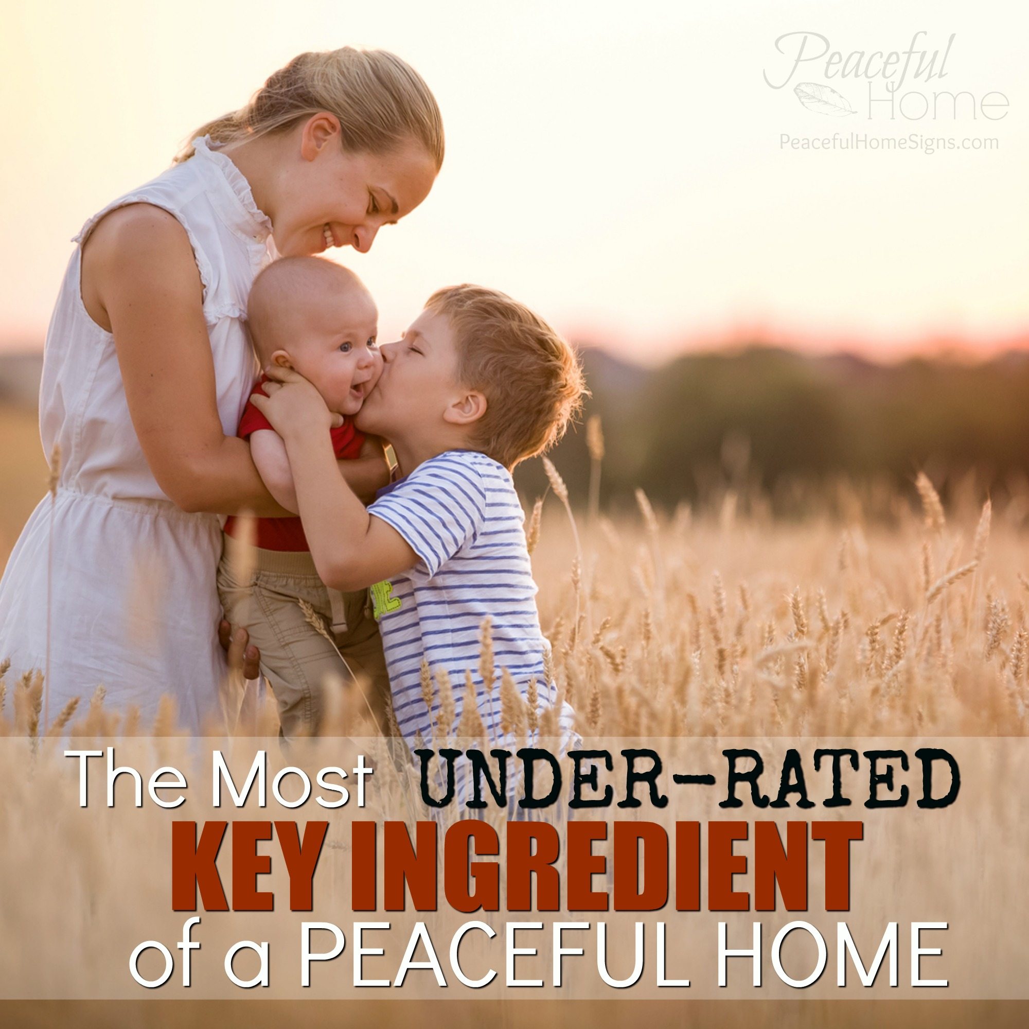 The Most Underrated KEY Ingredient of a Peaceful Home