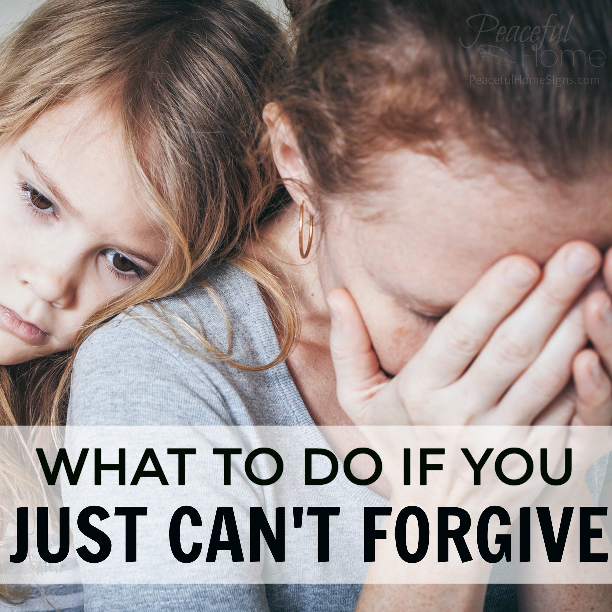 What to do if you just can’t forgive