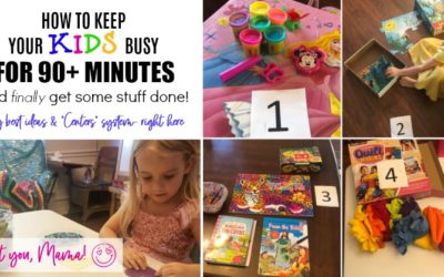 How to keep your kids busy for 90 minutes and finally get some stuff done