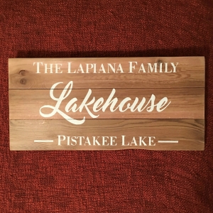 Standard Lakehouse Sign | $70    